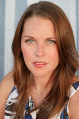 Pretty Girl with freckles Pretty Girl with freckles