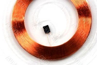 Close up rfid tags Close up rfid tags