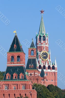 Spasskaya tower on the red Square