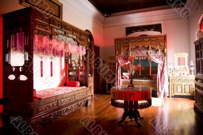 antique chinese wedding chamber