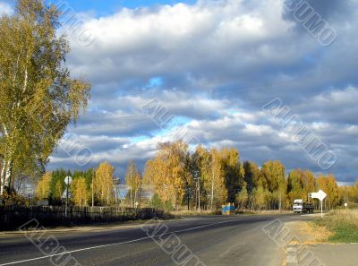 Autumn road