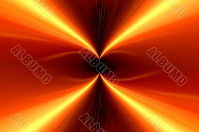 Fiery abstract