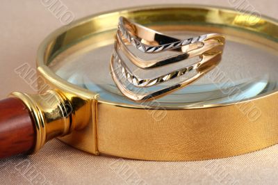 Magnifier and jewelry