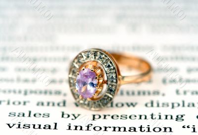 Open page and rings