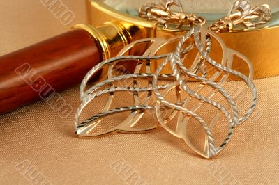 Magnifier and jewelry