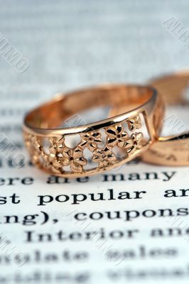 Open page and rings