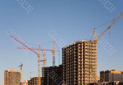 Construction of new area