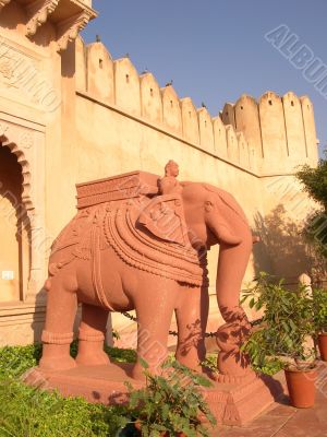 Elephant indian sculpture