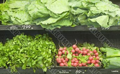 Greens in Market