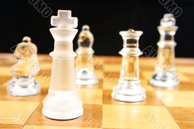 Chess Game -  Focus on the King