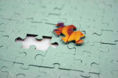 Jigsaw - Color Bit (Shallow DOF)