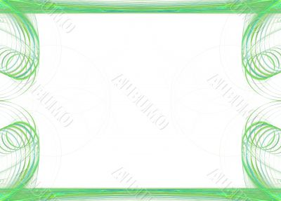 Border/Business Graphic - Circular Green