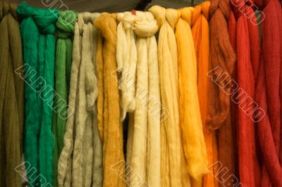 Coloured Wool Belts