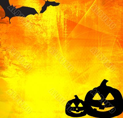 Halloween abstract Background frame