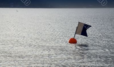 Orange buoy