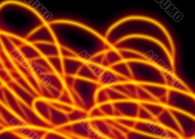 Abstraction fiery background