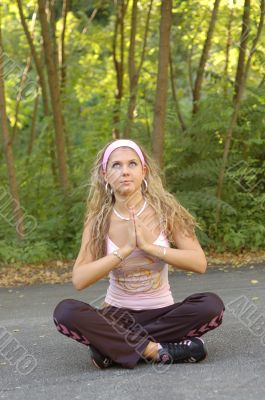 Girl in Prayer