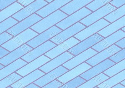 Blue brick texture