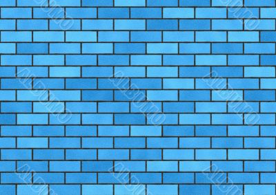 Blue brick texture