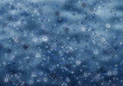 Background with snowflakes