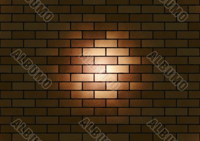 Brick  luminous texture