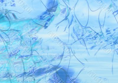 Blue artifical texture