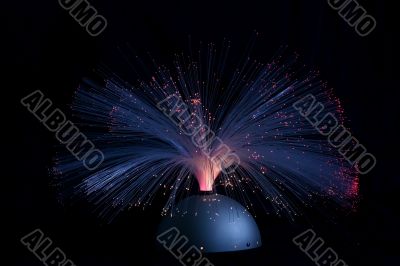 Optical fibre light