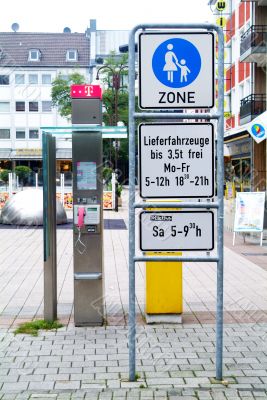 pedestrian zone
