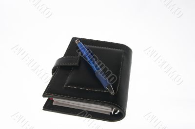 pen and notebook