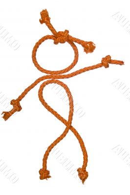 Miscellaneouses of the figure of the people from rope