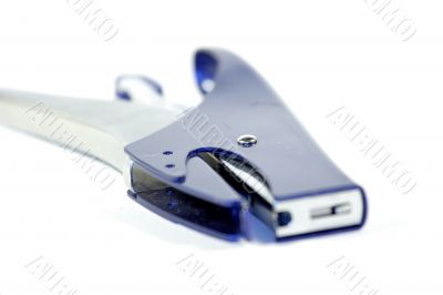 Blue stapler Blue stapler