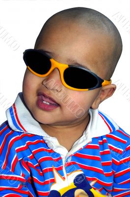 Bald Indian Kid