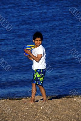 Boy in the beach Boy in the beach