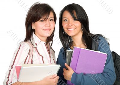 beautiful female students