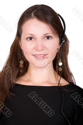 Beautiful Customer Support Girl