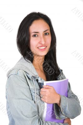 beautiful young student