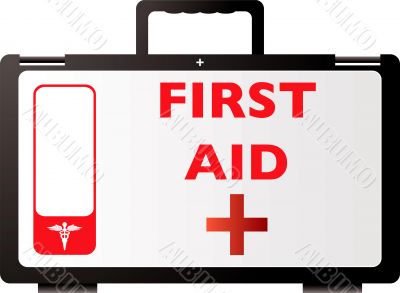 first aid red