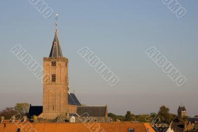 A church in a small village in the Netherlands