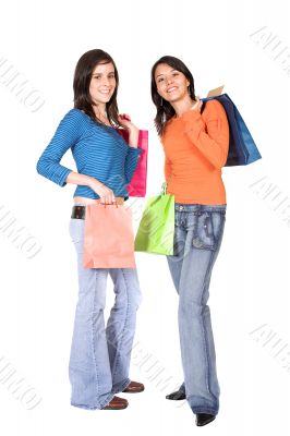 girls shopping