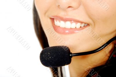 customer service close up