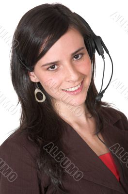 Beautiful Customer Support Girl