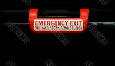 Emergency Exit Sign