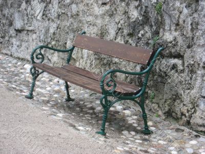 bench in the city