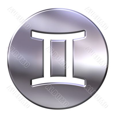 3D Silver Gemini