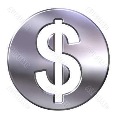 3D Silver Dollar Currency