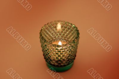 Candle in a glass
