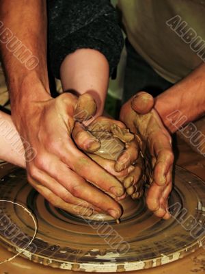 potter hands potter hands