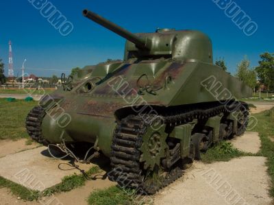 Old light tank