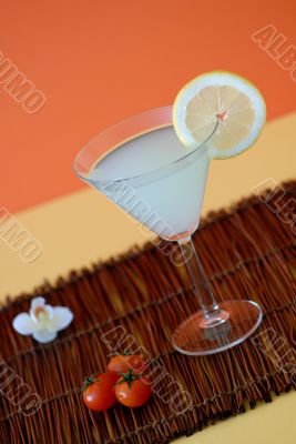 Very great cocktail with lemon