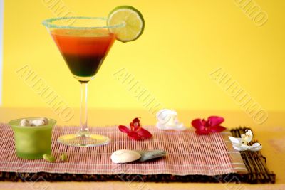 Very great cocktail with lemon